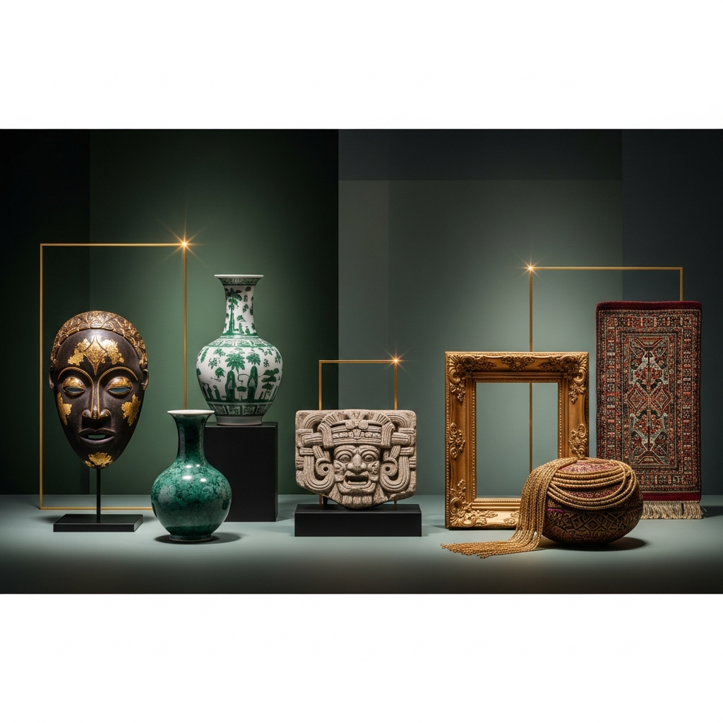 High-end editorial representing global heritage and identity