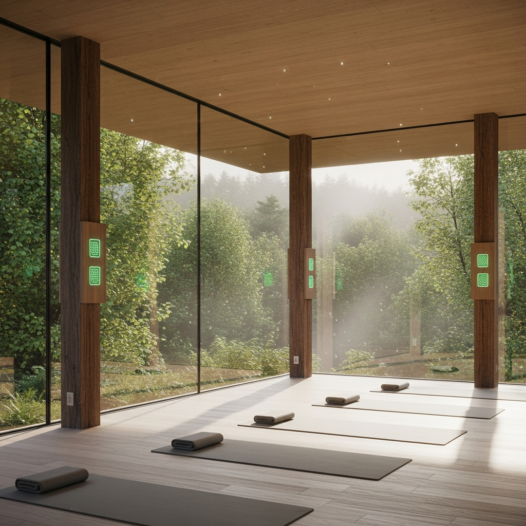 Haptic nature feedback technology simulating forest bathing sensations